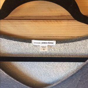 James Perse Grey Terrycloth Mini Dress